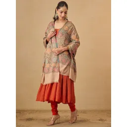 Pashmoda Women Floral Woven Design Shawl-picture-23