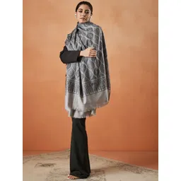 Pashmoda Women Paisley Woven Design Shawl-picture-10