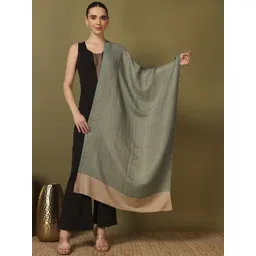 Pashmoda Women Striped Woven Design Shawl-picture-34