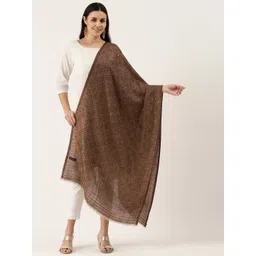 Pashmoda Women Woven Design Pure Wool Shawl image 1
