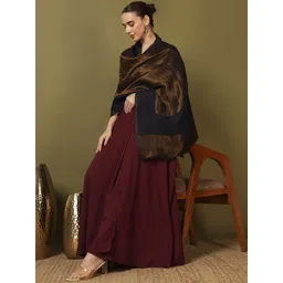 Pashmoda Women Woven Design Shawl-picture-24