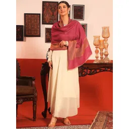 Pashmoda Women Woven Design Shawl-picture-30