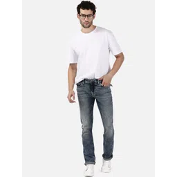 Passion Men Mid-Rise Slim Fit Heavy Fade Stretchable Jeans image 4