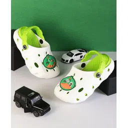 PASSION PETALS Baby Bird Applique Detailed Slingback Clogs - White-picture-11