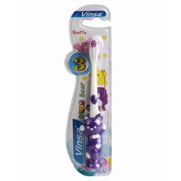 Passion Petals Bear Design Toothbrush - Purple-picture-18