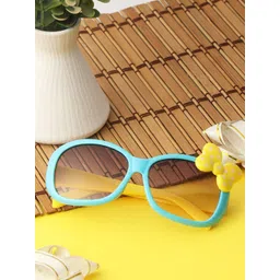 PASSION PETALS Girls Brown & Blue Oval Sunglasses UV Protected Lens11-8bluesunglasses-Blue-picture-17