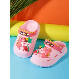 PASSION PETALS Girls Printed Round Toe Clogs-picture-22