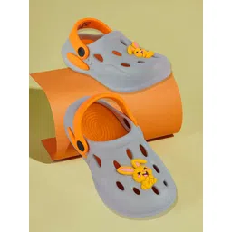 PASSION PETALS Kids Fashion Self Design Clogs Flip Flops-picture-10