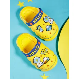 PASSION PETALS Kids Star Embossed Lightweight Clogs-picture-41