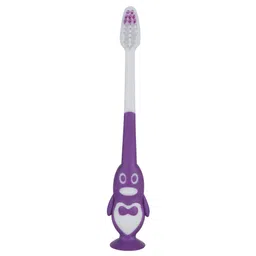 PASSION PETALS Penguin Shape Toothbrush - Purple-picture-31