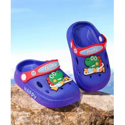 PASSION PETALS Perforated Clogs With Baby Dinosaur Charms - Blue-picture-17