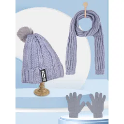 PASSION PETALS Unisex Kids Woollen Beanie-picture-23