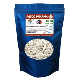 Patco Pharma 600-1000mg Gelatine White Empty Capsule for Size 00 Capsule (Pack of 500)-picture-48