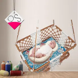 patiofy Premium New Born Baby Cradle, Baby Swing, Baby Jhula, Baby Palna, Baby Bedding, Baby Bed, Crib, Bassinet with Mattress for 0-12 Months-picture-12