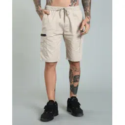 paul street Men Flat-Front Regular Fit Cargo Shorts-picture-40