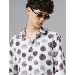 PAUL STREET Men Standard Slim Fit Opaque Printed Casual Shirt image 2