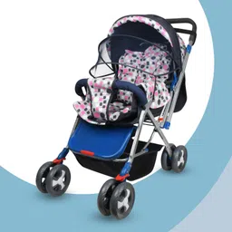 pawkykids PRAM FOR KIDS STROLLER FOR KIDS BABY PRAM BABY Twin Strollers & Prams MLTI-PA19 Twin Strollers & Prams-picture-18