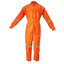 Payuh Full Zipper Closer Orange Poly Cotton Coverall Bolier Suit with Multi Pocket Free Size (Pack of 10)-picture-3