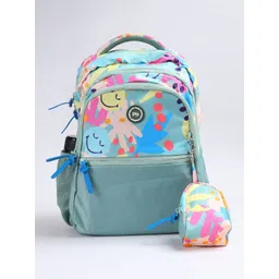 PB Pearlbags Kids Printed Backpack With Pencil Pouch-picture-25