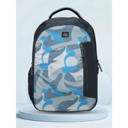 PB Pearlbags Unisex Abstract Print Water Resistant Laptop Backpack With Rain Cover-picture-26