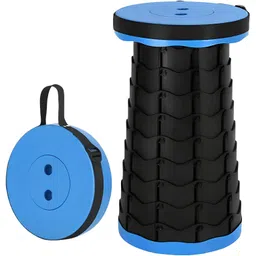 Outdoor Portable Folding Stool Telescopic Adjustable Plastic Chairs for Travel Chair-image-34