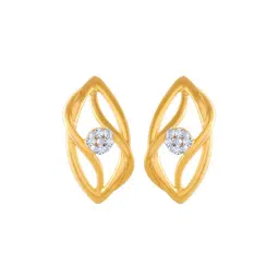 P.C. Chandra Jewellers 14 kt Gold Earrings-picture-44