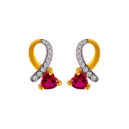 P.C. Chandra Jewellers 14 kt Gold Earrings-picture-20