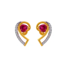 P.C. Chandra Jewellers 14 kt Gold Earrings-picture-33