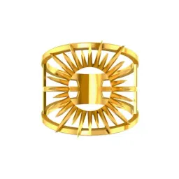 P.C. Chandra Jewellers 14k Gold Beautiful And Lightweight Cluster Ring for Women-picture-25