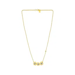 P.C. Chandra Jewellers 14KT (585) Yellow Gold and Diamond Necklace for Women-picture-30