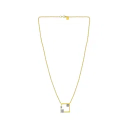 P.C. Chandra Jewellers 14KT (585) Yellow Gold and Diamond Necklace for Women-picture-27