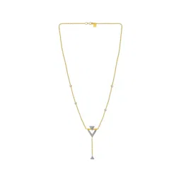 P.C. Chandra Jewellers 14KT (585) Yellow Gold and Diamond Necklace for Women-picture-34