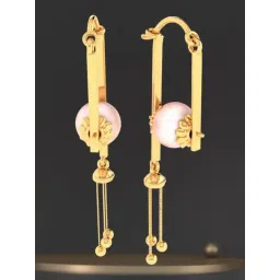 P.C. Chandra Jewellers 14KT Yellow Gold Beautiful Earrings With Unique Design-picture-25