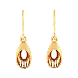 P.C. Chandra Jewellers 14KT Yellow Gold Earrings With Unique Oval Shape From Online Exclusive-picture-23