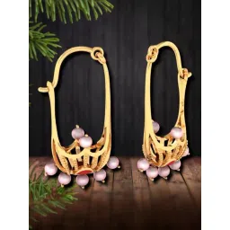 P.C. Chandra Jewellers 14KT Yellow Gold Intricate Earrings With Unique Design-picture-26