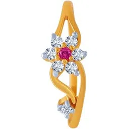 p.c. chandra jewellers 14KT Yellow Gold Ring for Women-picture-34