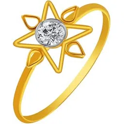 p.c. chandra jewellers 14KT Yellow Gold Ring for Women (Size 9) | Diwali, Rakhi Rakshabandhan Gift for Sister/Bhabhi/Women | With BIS-Hallmarked - 0.45 Gram-picture-31