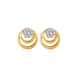 P.C. Chandra Jewellers 18 kt Gold & Diamond Earrings-picture-34