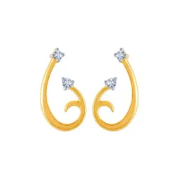 P.C. Chandra Jewellers 18 kt Gold & Diamond Earrings-picture-22
