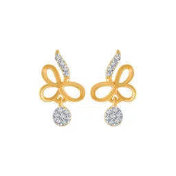 P.C. Chandra Jewellers 18 kt Gold & Diamond Earrings-picture-33