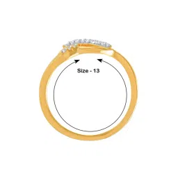 P.C. Chandra Jewellers 18 kt Gold & Diamond Ring image 4