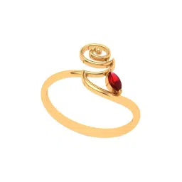 P.C. Chandra Jewellers 18k Gold Unique Rose Casual Ring for Women-picture-29