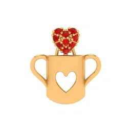 P.C. Chandra Jewellers 18k Yellow Gold Cup Of Love Pendant-picture-16