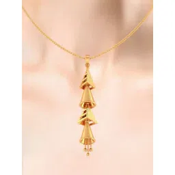 P.C. Chandra Jewellers 18KT Yellow Gold Unique Pendant (Without Chain) for Women & Girls-picture-46