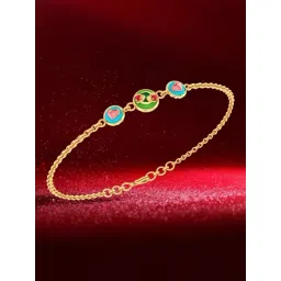 P.C. Chandra Jewellers 18KT Yellow Gold With Heart-shaped Designs Bracelet for Women And Girls-picture-23