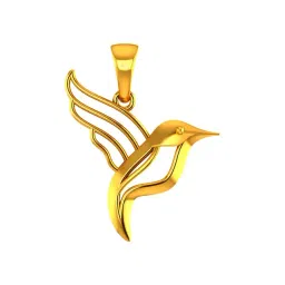 P.C. Chandra Jewellers 22k Yellow Gold Bird-shaped Pendant for Women & Girls-picture-23