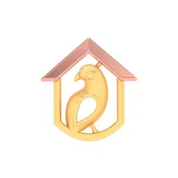 P.C. Chandra Jewellers 22k Yellow Gold Little A Bird Rose Roof Shape Pendant-picture-20