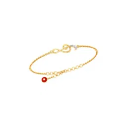 P.C. Chandra Jewellers 22k Yellow Gold Musical Note With Evil Eye Bracelet-picture-42