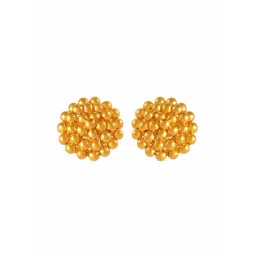 p.c. chandra jewellers P.C Chandra Jewellers 22k Yellow Gold Elegant Tushi Stud Earrings-picture-17