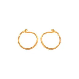 p.c. chandra jewellers Yellow Gold Hoop Earrings-picture-13